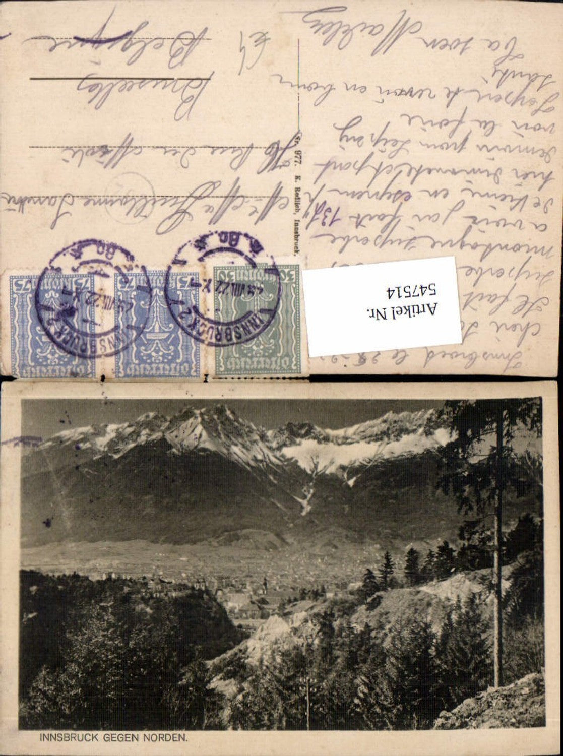 Alte Ansichtskarte – Old Postcard