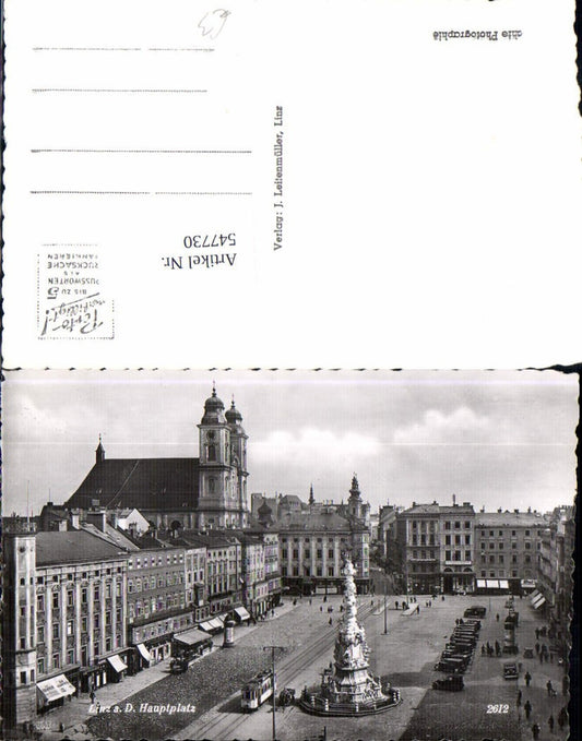 547730,Linz an der Donau Straßenbahn Hauptplatz