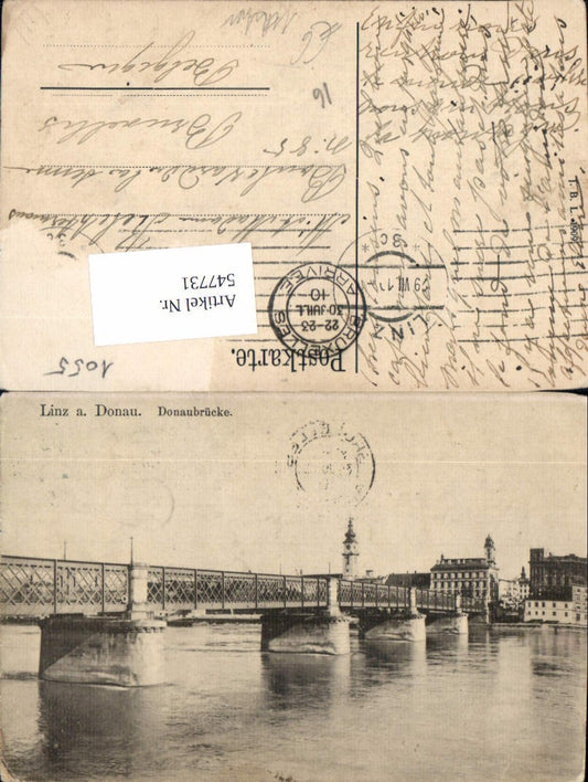 547731,Linz an der Donau Urfahr Donaubrücke Brücke