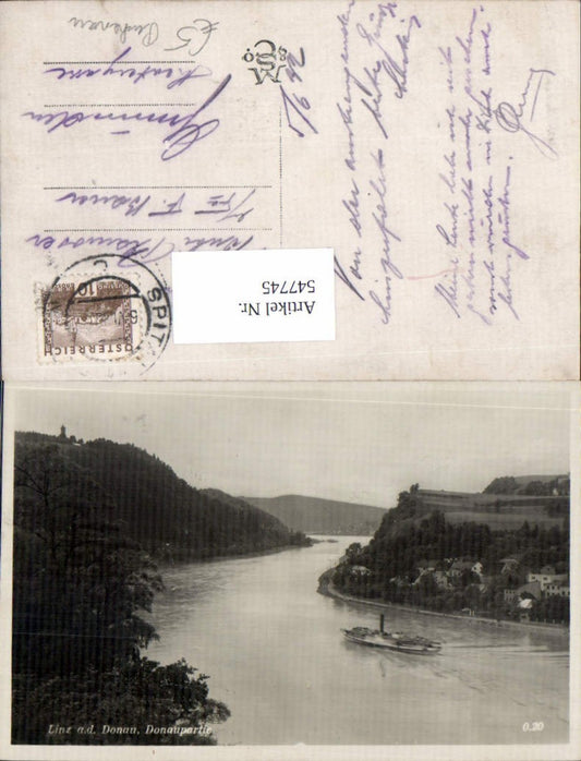 547745,Linz an der Donau Puchenau Dampfer Donaupartie