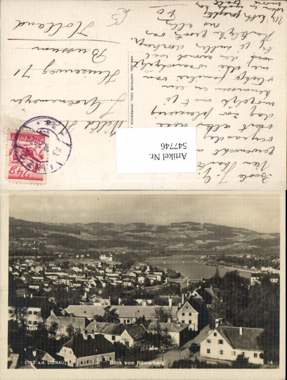 547746,Linz an der Donau Froschberg Römerberg Teilansicht