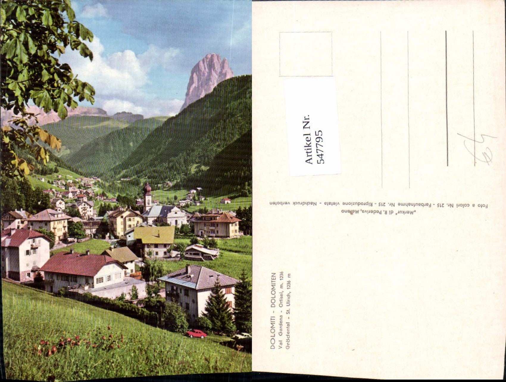 Alte Ansichtskarte – Old Postcard