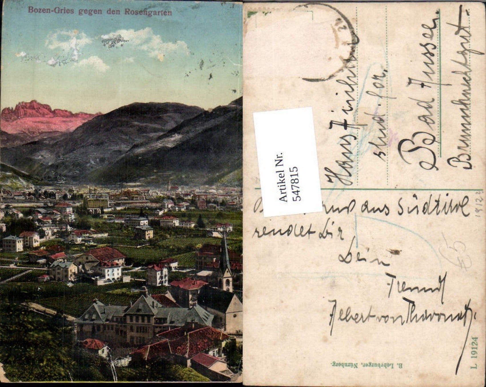 Alte Ansichtskarte – Old Postcard
