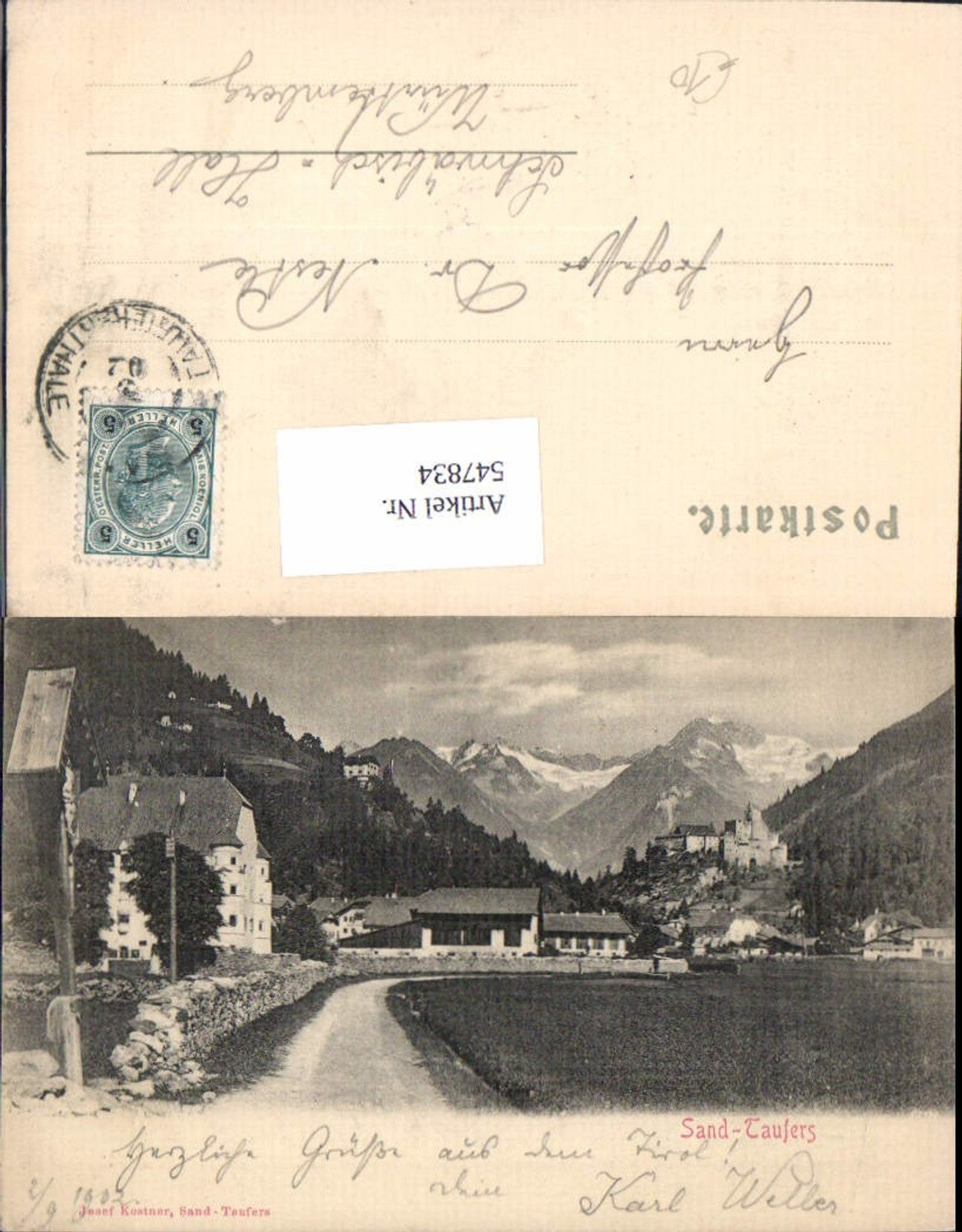 Alte Ansichtskarte – Old Postcard
