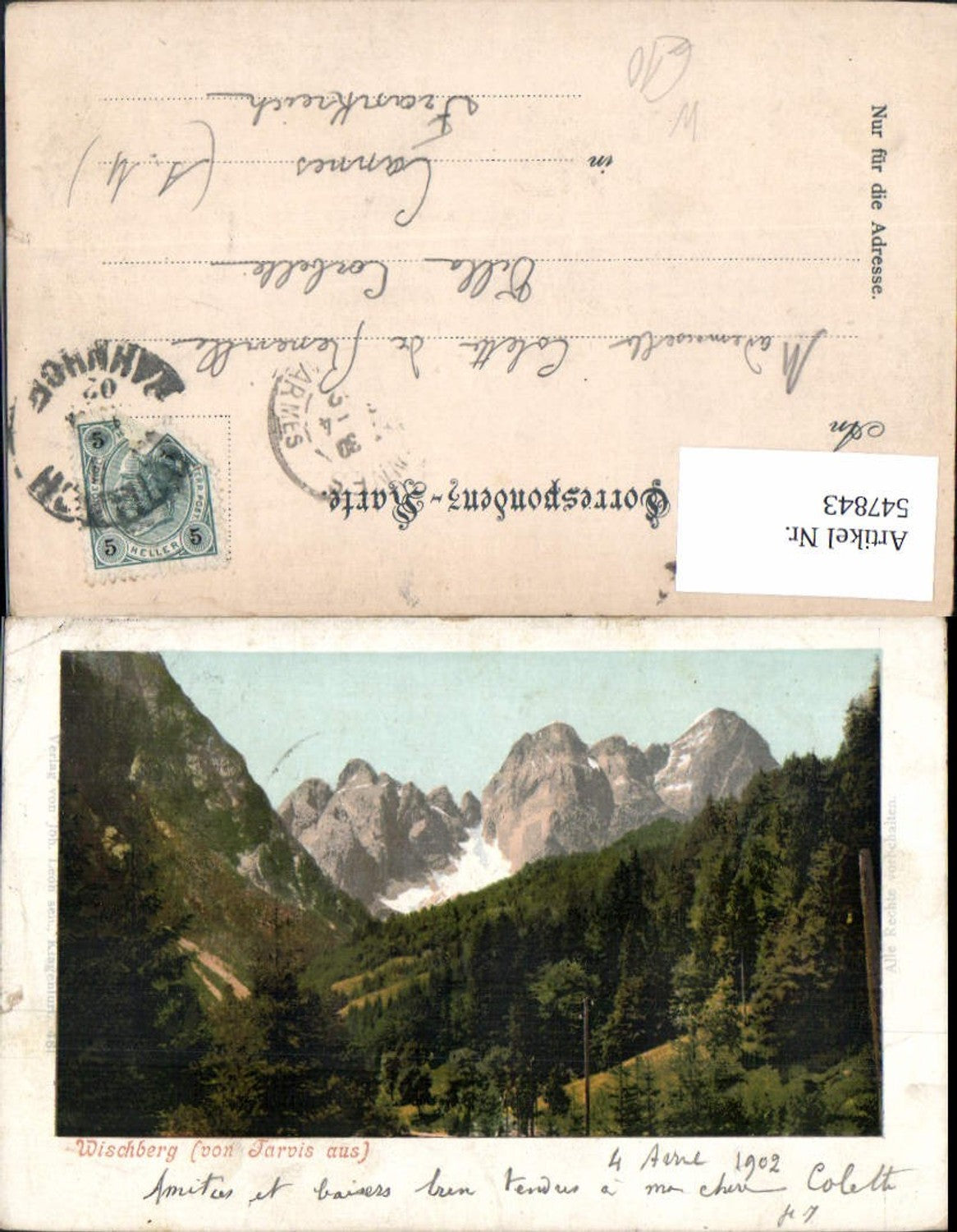 Alte Ansichtskarte – Old Postcard