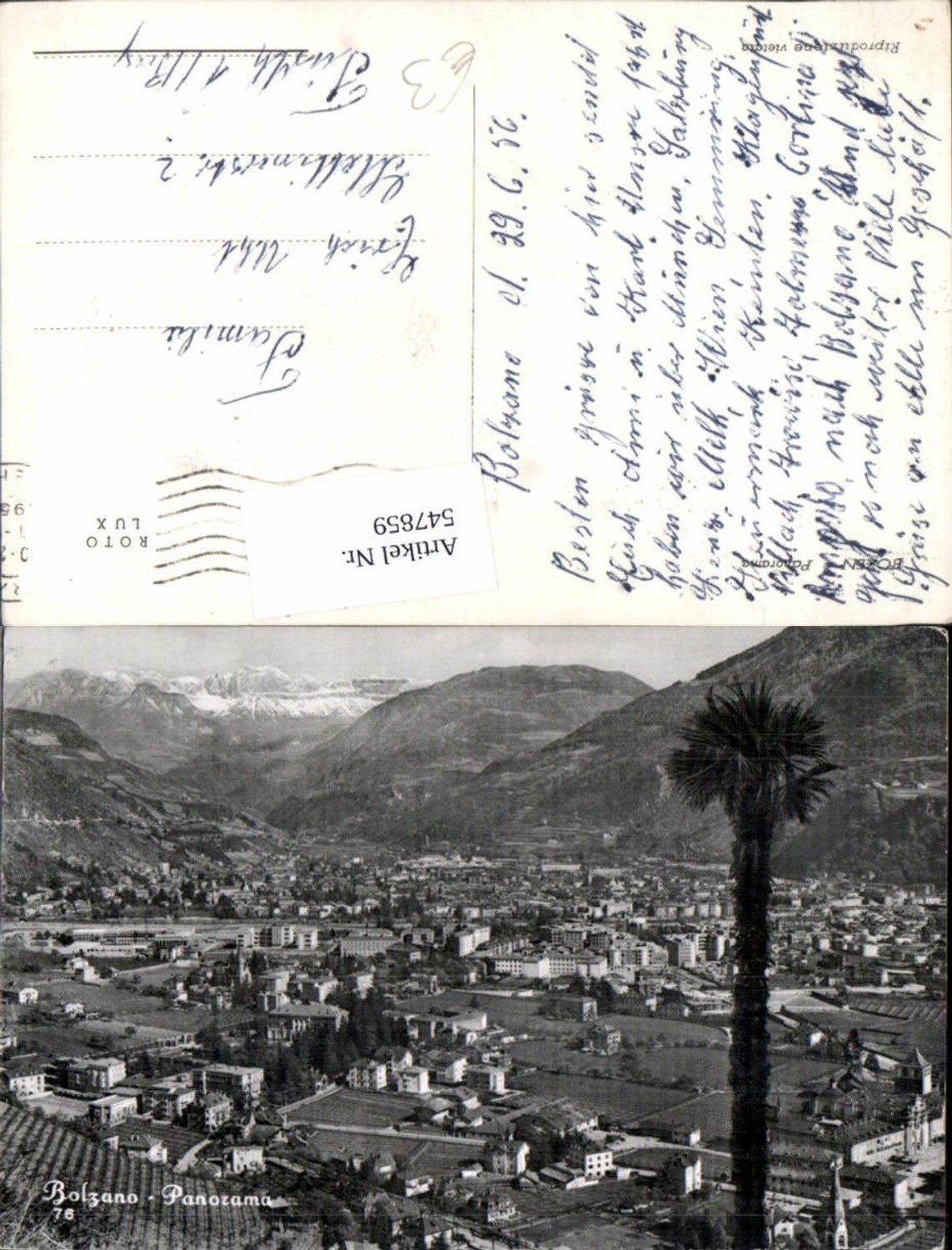 Alte Ansichtskarte – Old Postcard