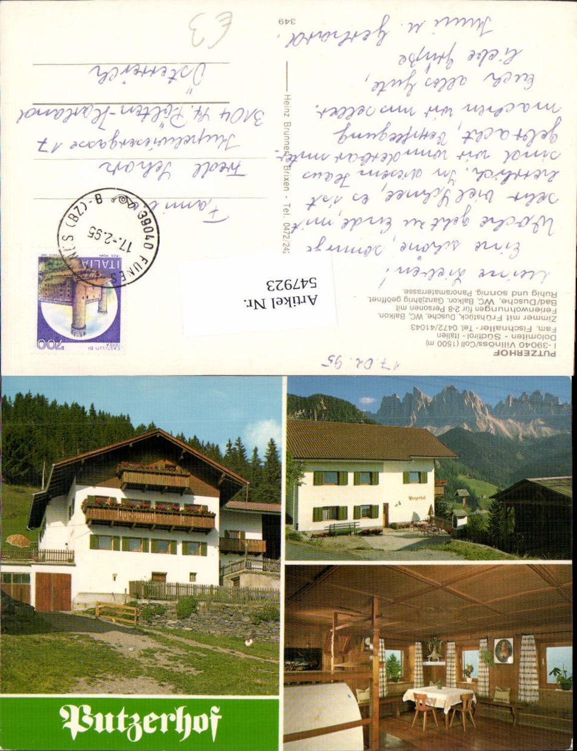 Alte Ansichtskarte – Old Postcard