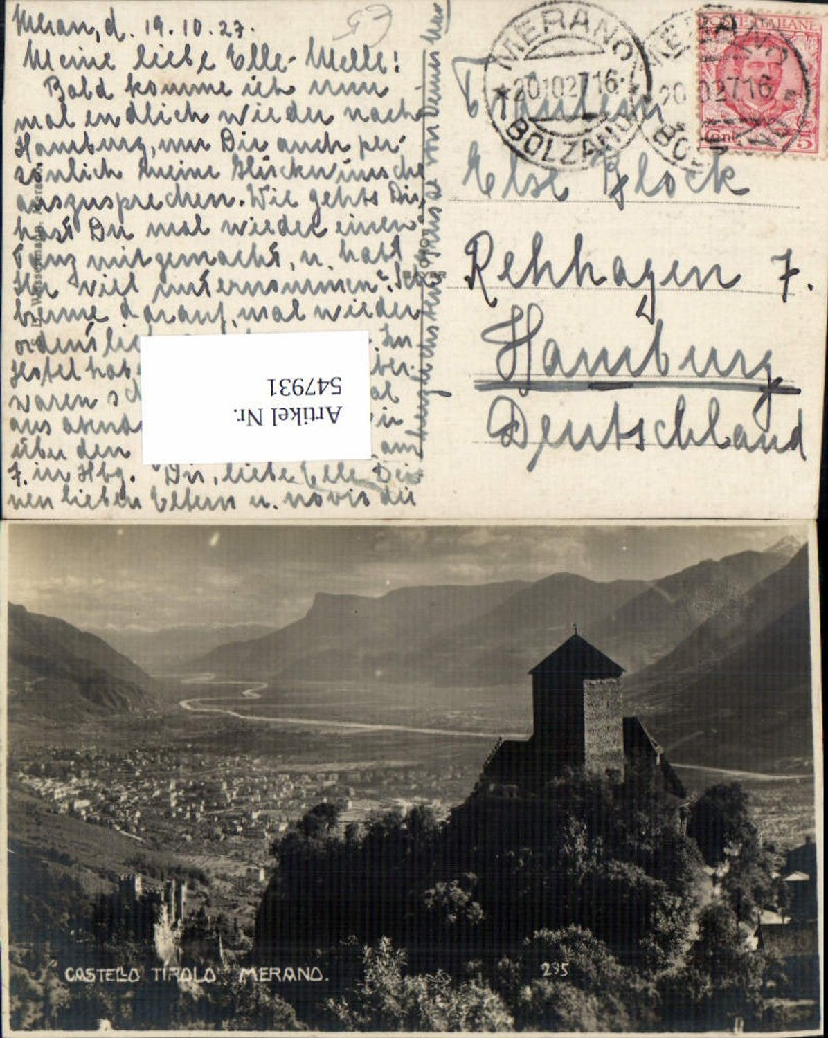 Alte Ansichtskarte – Old Postcard