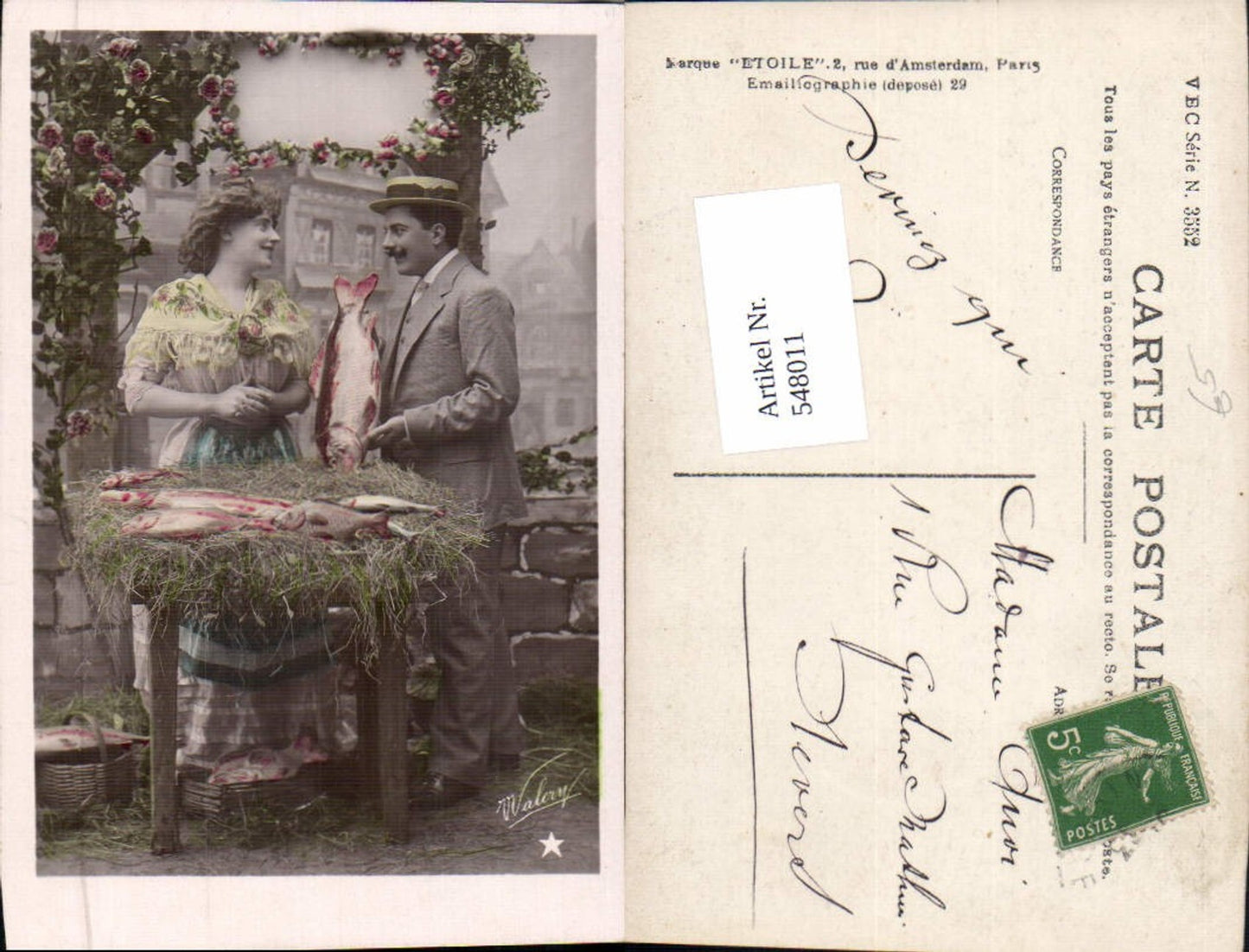 548011,Liebe Liebespaar Paar Fisch Frau Mann Hut Anzug