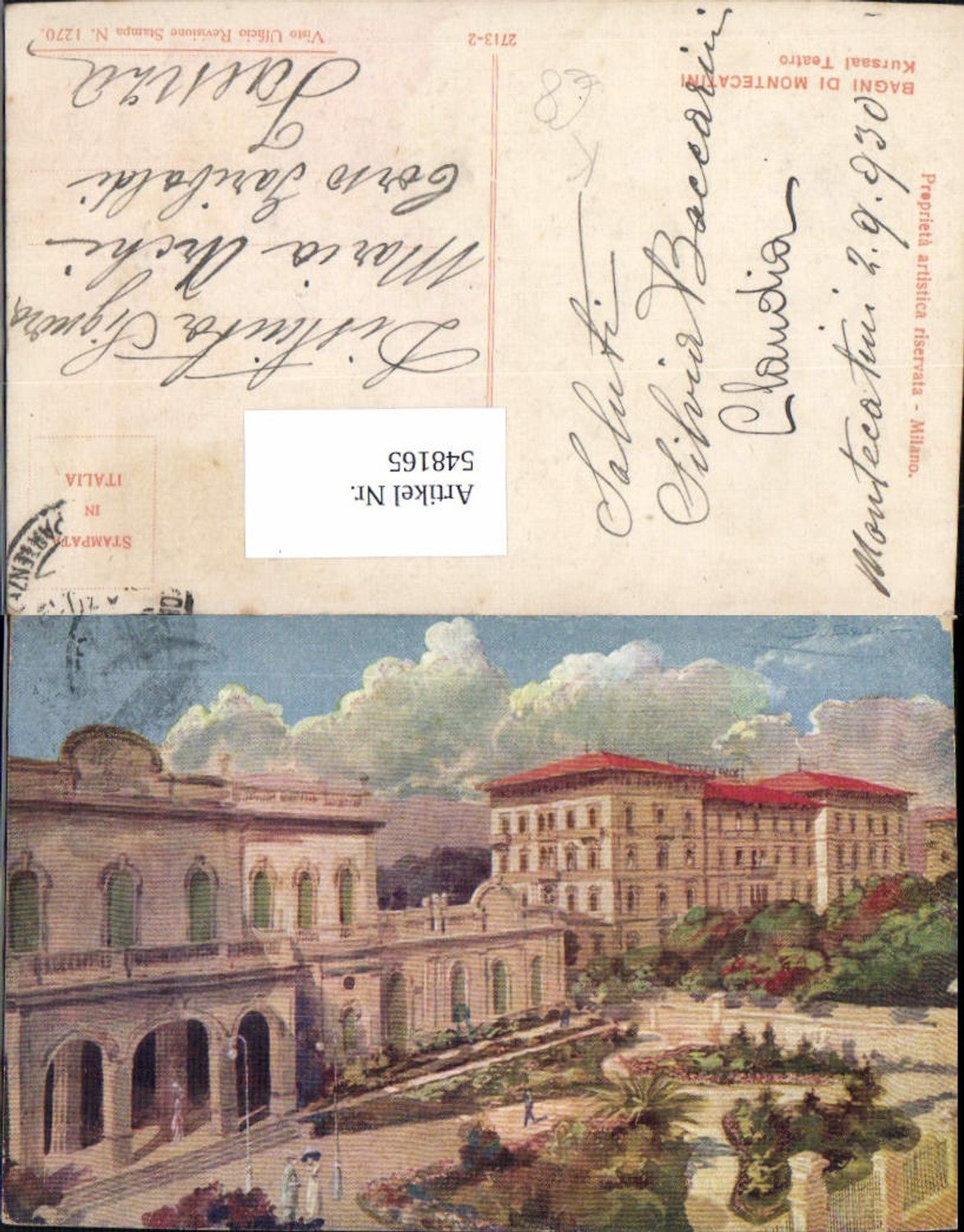 Alte Ansichtskarte – Old Postcard