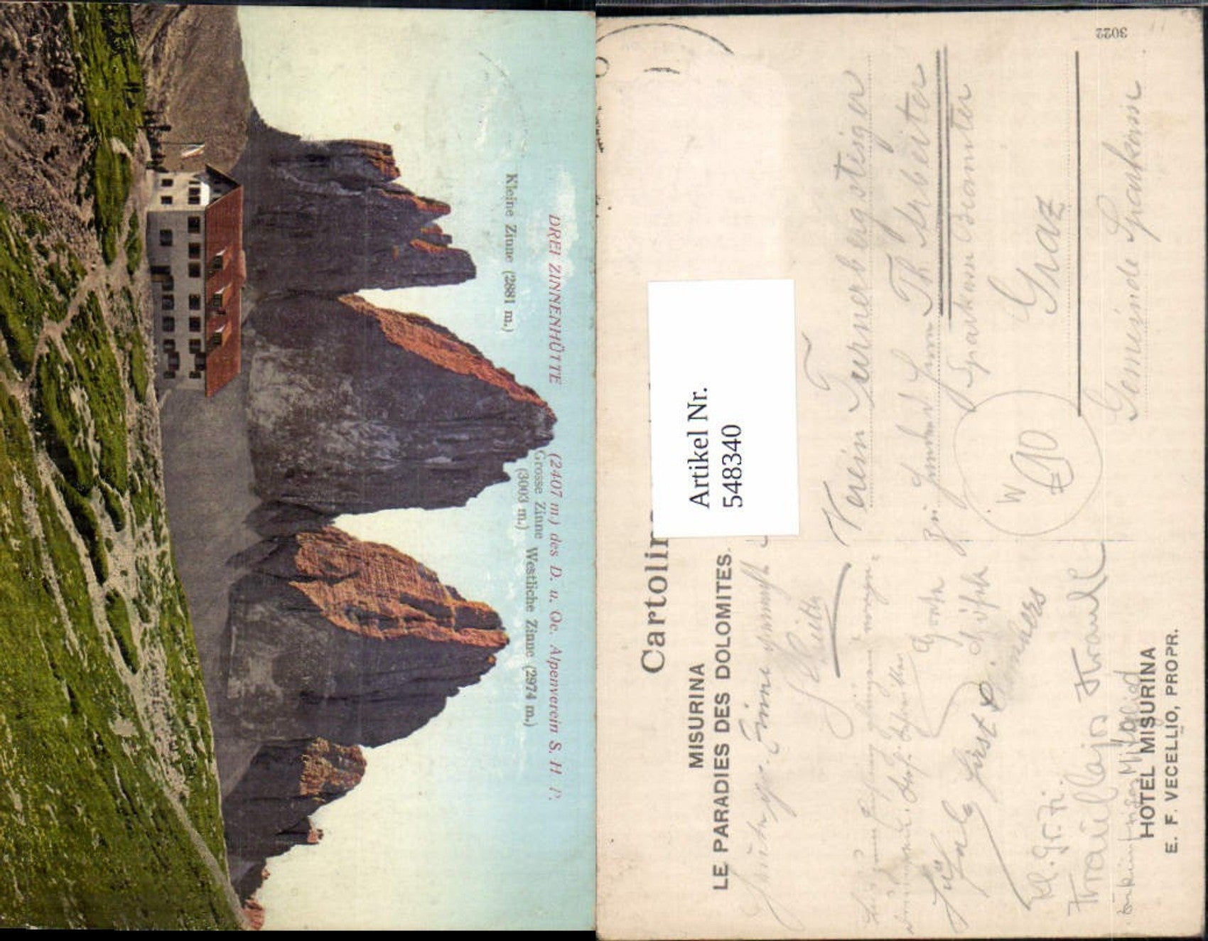 Alte Ansichtskarte – Old Postcard