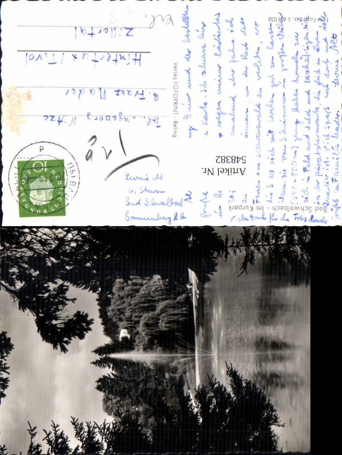 Alte Ansichtskarte – Old Postcard