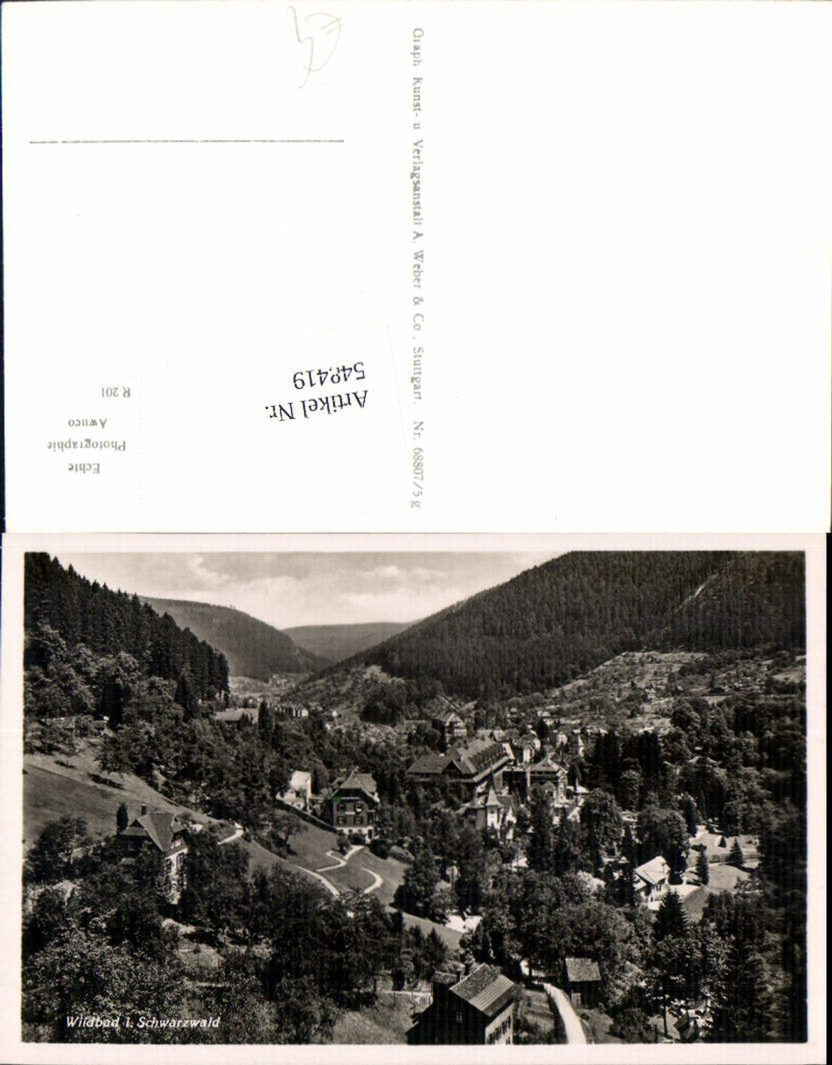548419,Bad Wildbad im Schwarzwald Totale