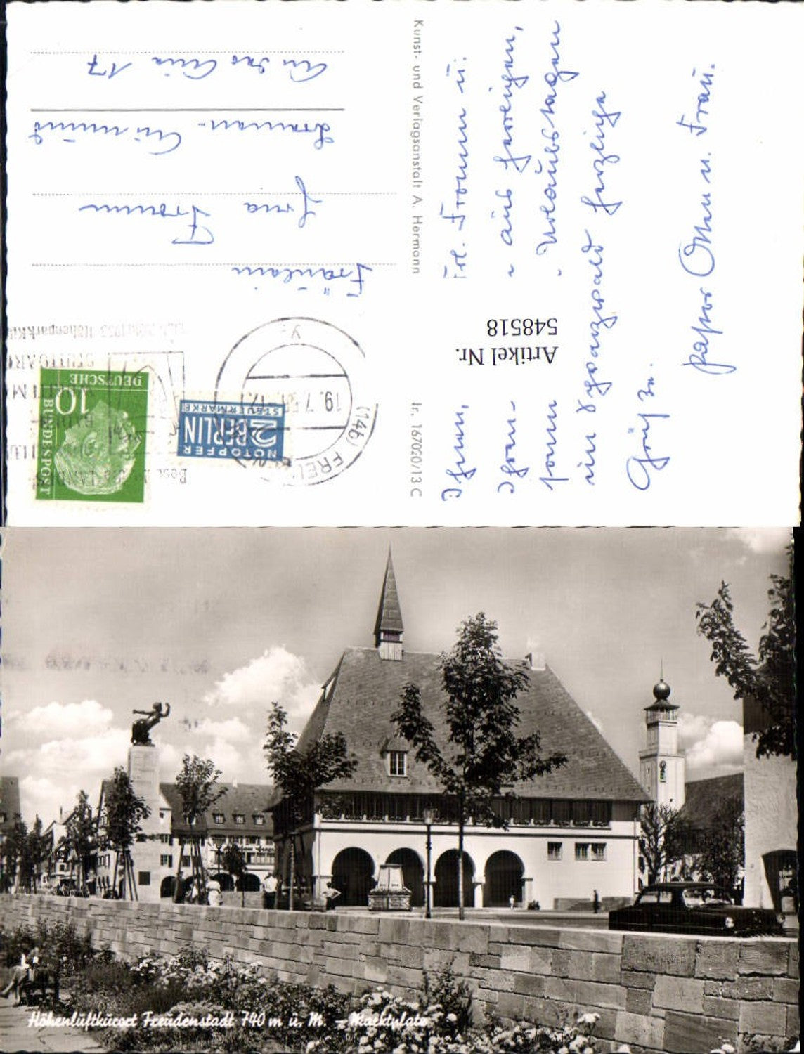 548518, Freudenstadt in the Black Forest market