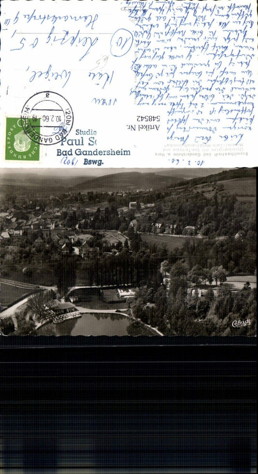 548542,Bad Gandersheim Fliegeraufnahme Roswithastadt pub Cekade Luftbild