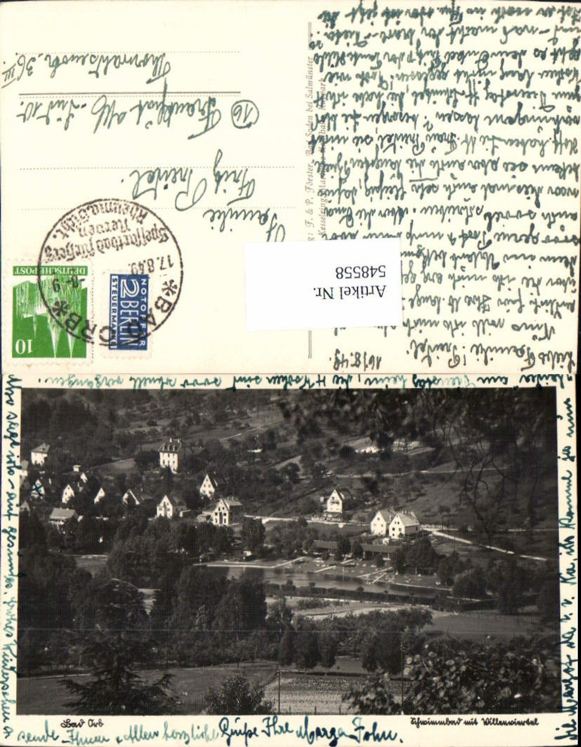 Alte Ansichtskarte – Old Postcard