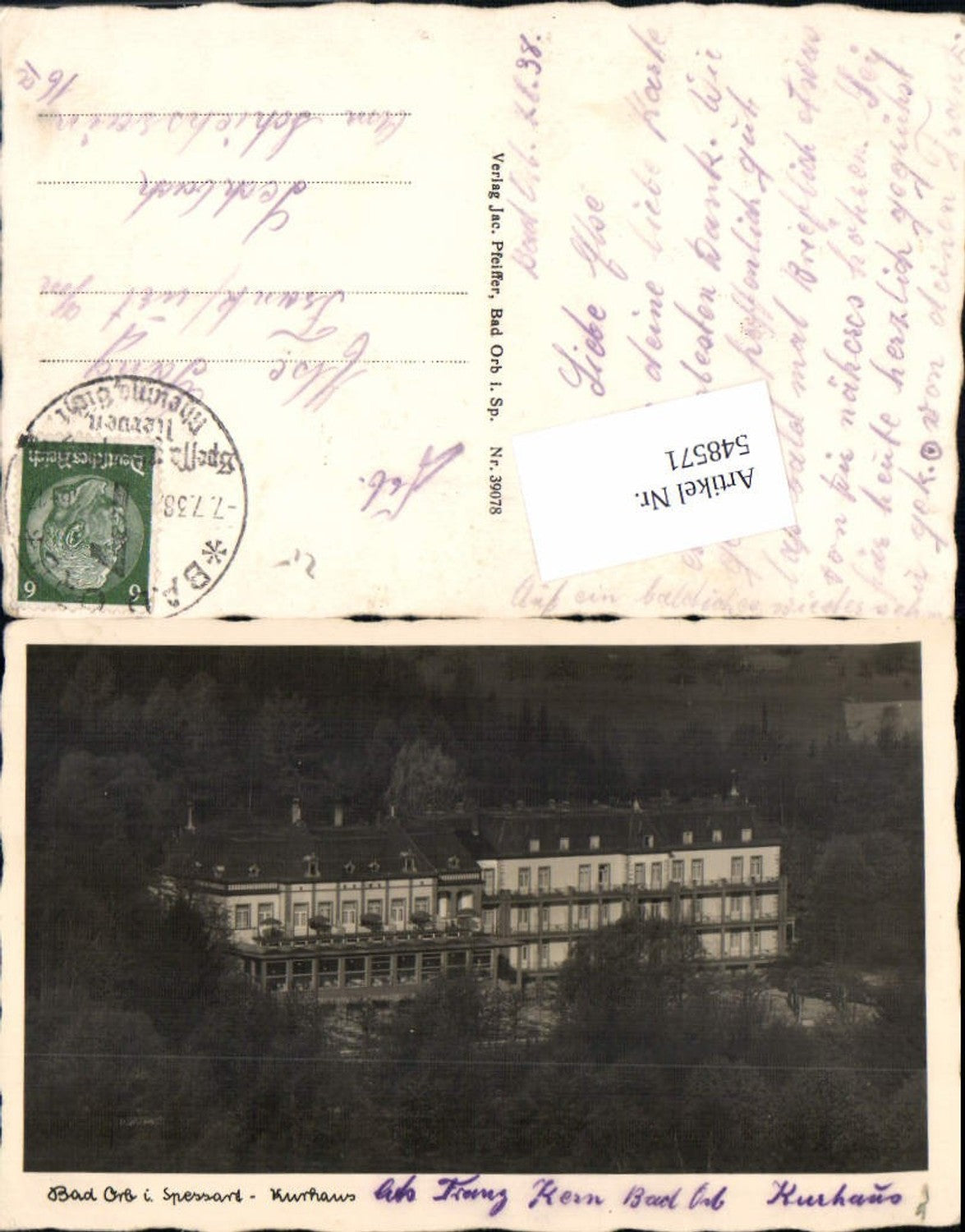 Alte Ansichtskarte – Old Postcard
