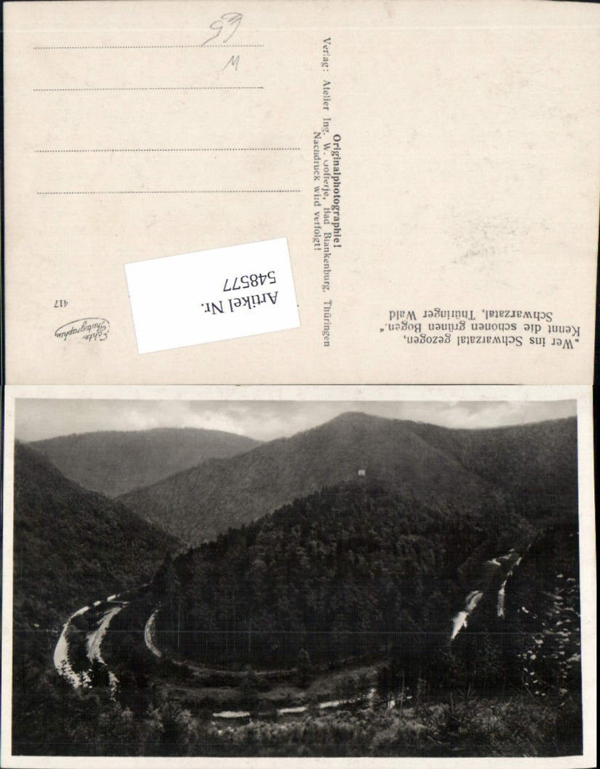 548577, Schwarzburg Schwarzatal Bogen