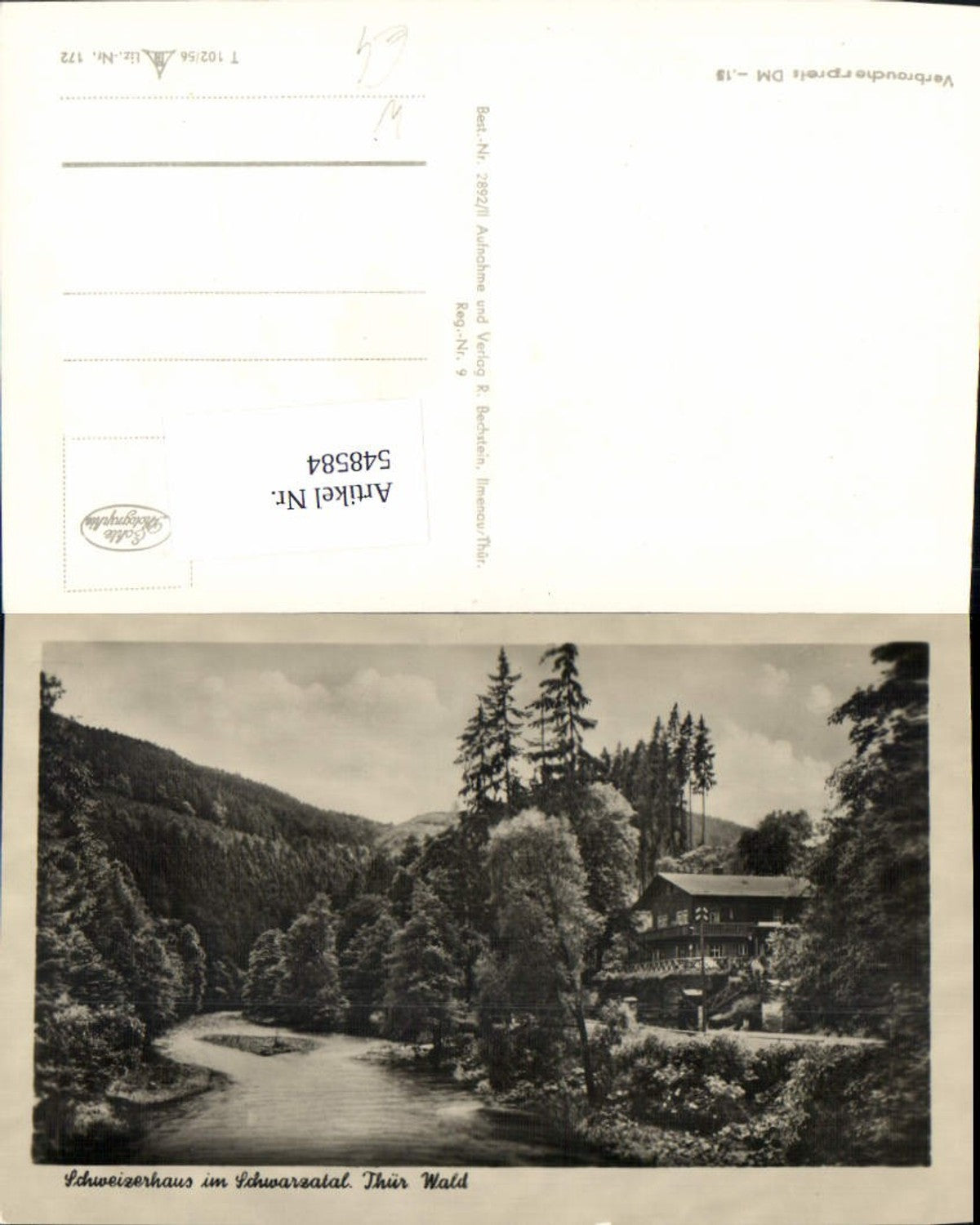 548584, Schwarzburg Schwarzatal Schweizerhaus