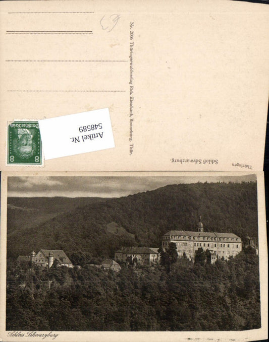 548589, Schwarzburg Schwarzatal Castle