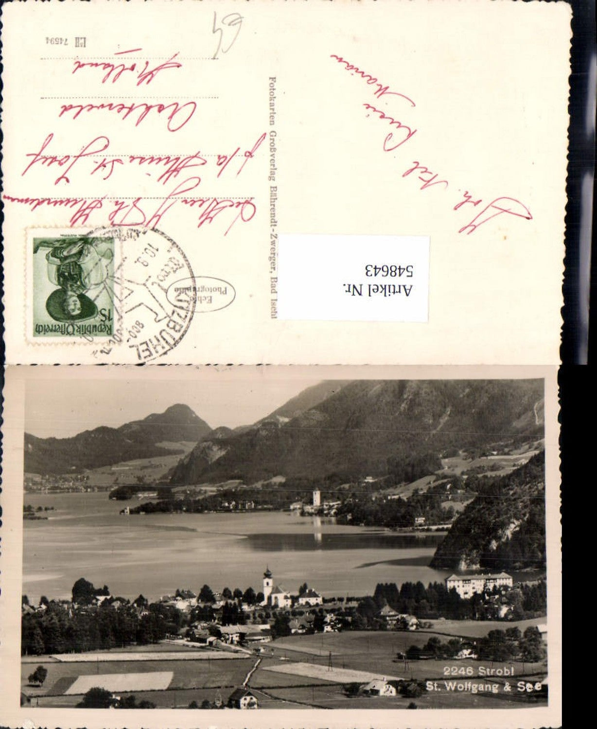 548643,St. Wolfgang am Wolfgangsee Strobl pub Bährendt 2246