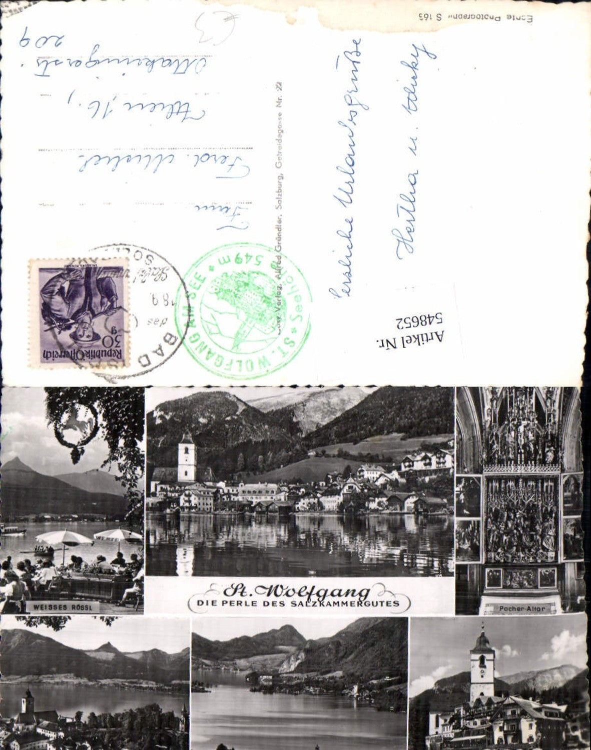 548652,St. Wolfgang am Wolfgangsee Pacher Altar Weißes Rössl pub Cosy S 163