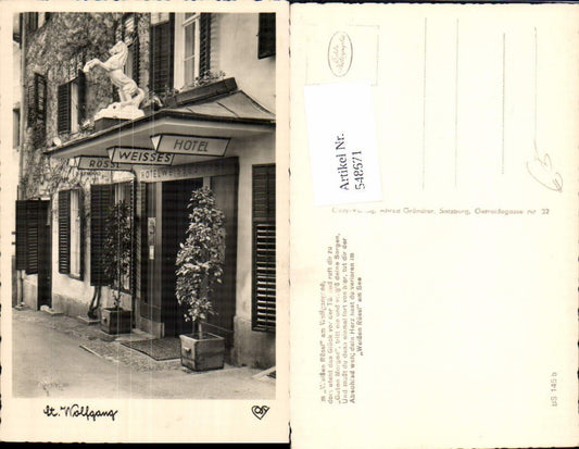 548671,St. Wolfgang am Wolfgangsee Weißes Rössl pub Cosy Bs 145 b