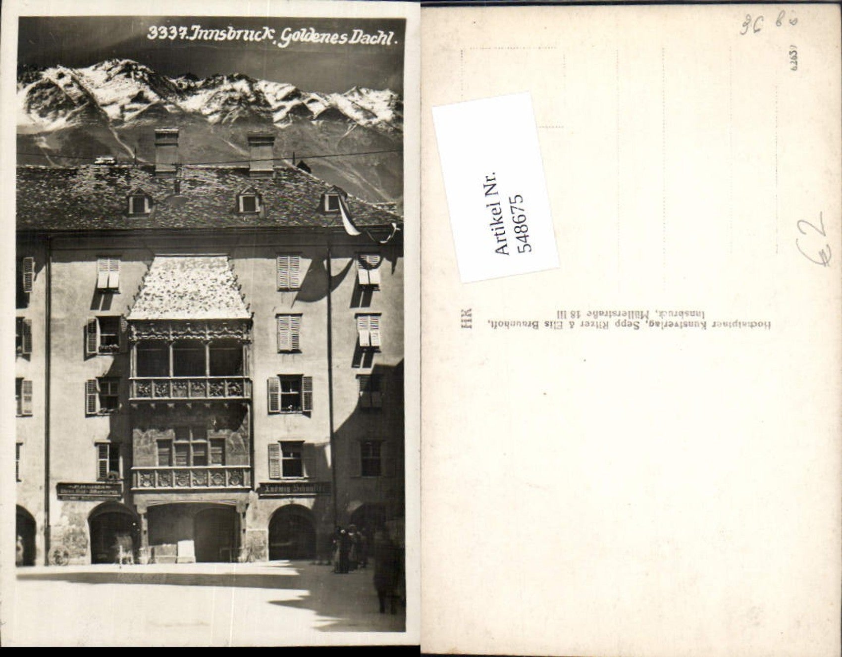Alte Ansichtskarte – Old Postcard