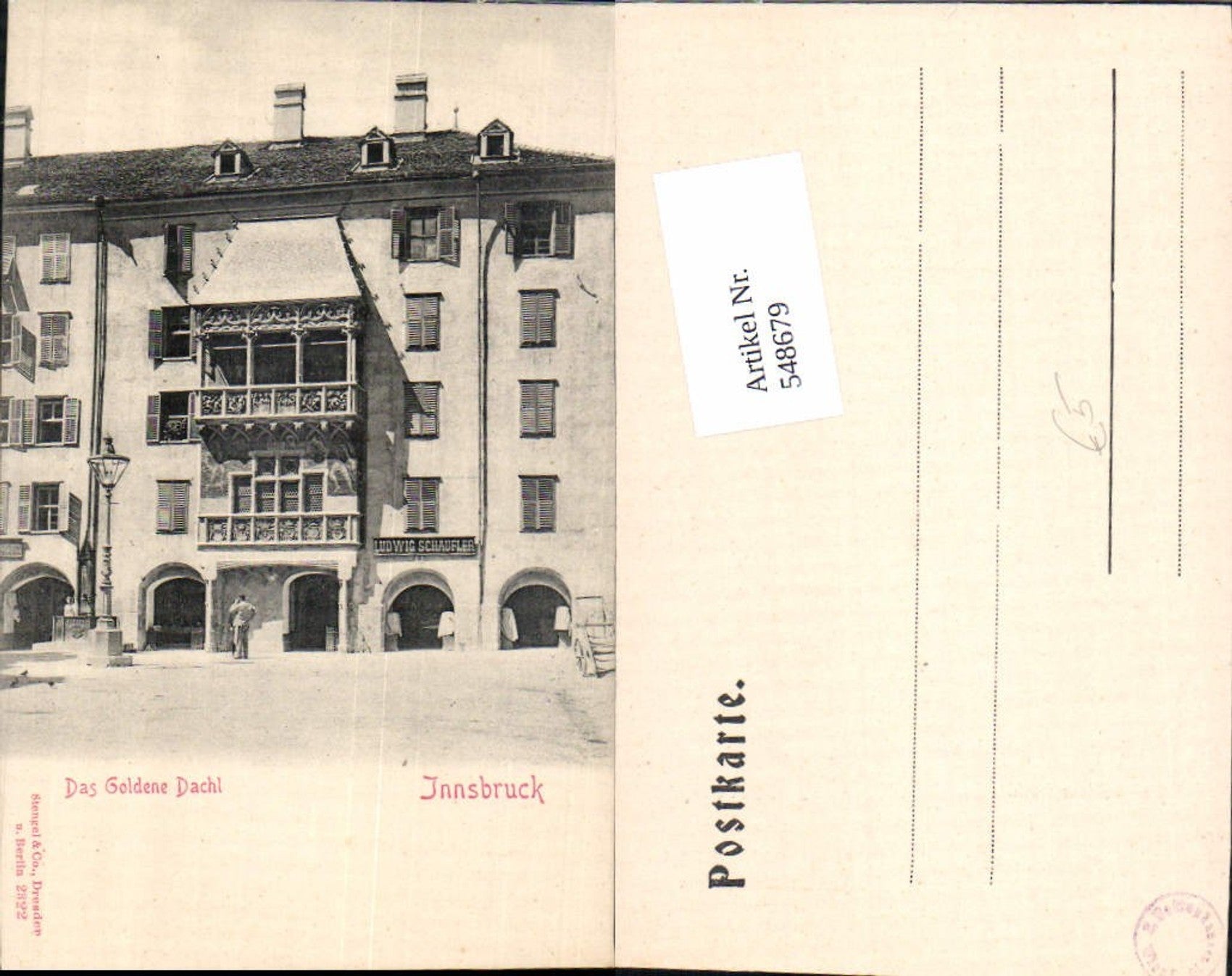 Alte Ansichtskarte – Old Postcard