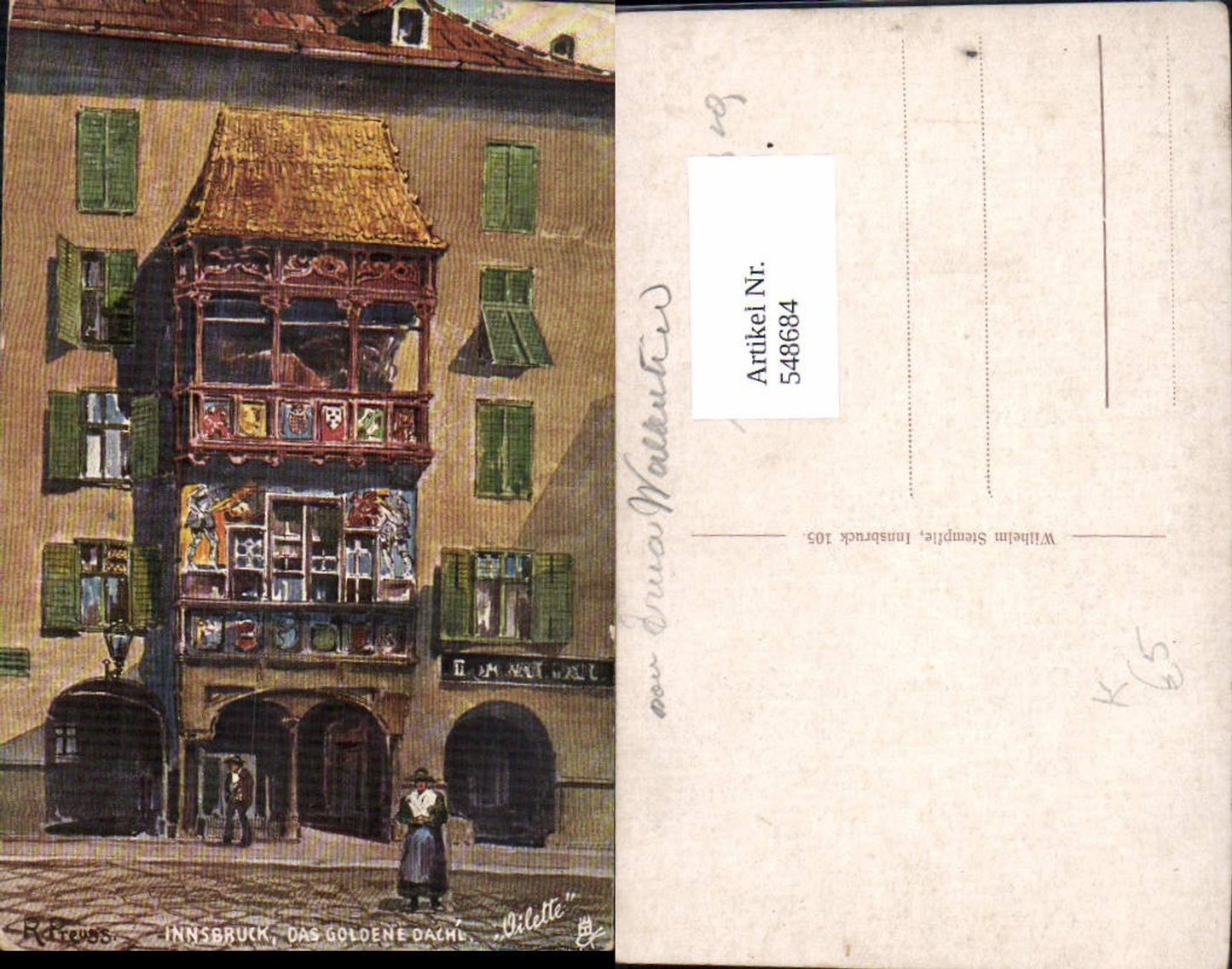 Alte Ansichtskarte – Old Postcard