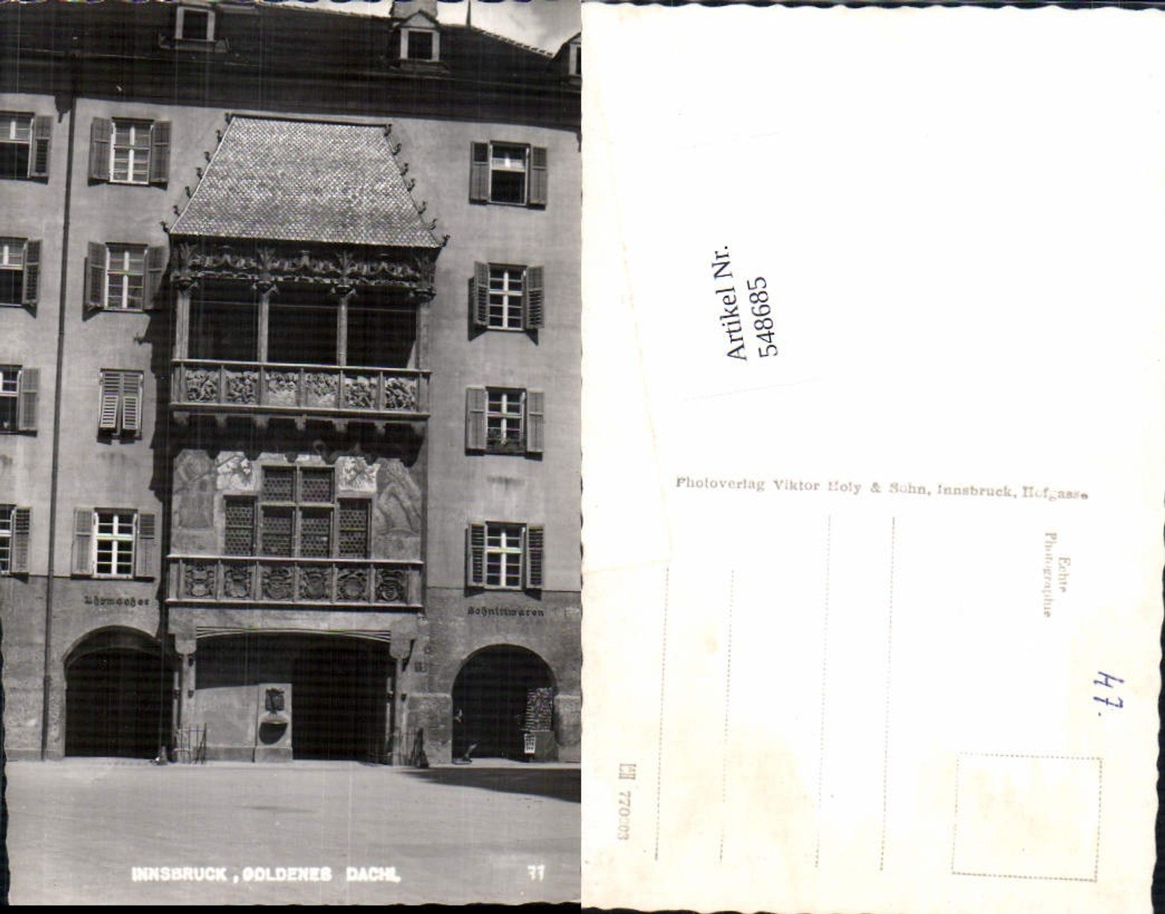 Alte Ansichtskarte – Old Postcard