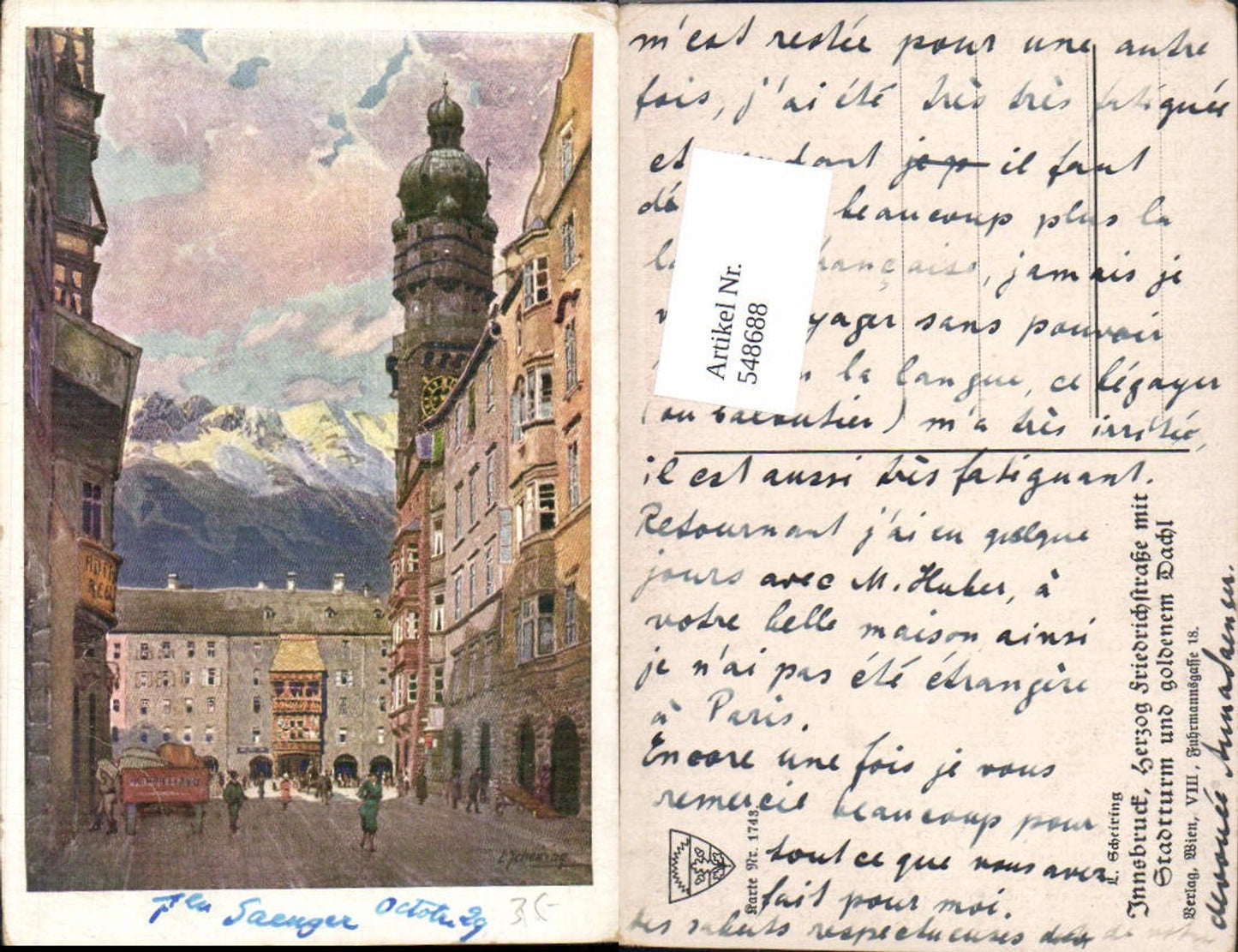 Alte Ansichtskarte – Old Postcard