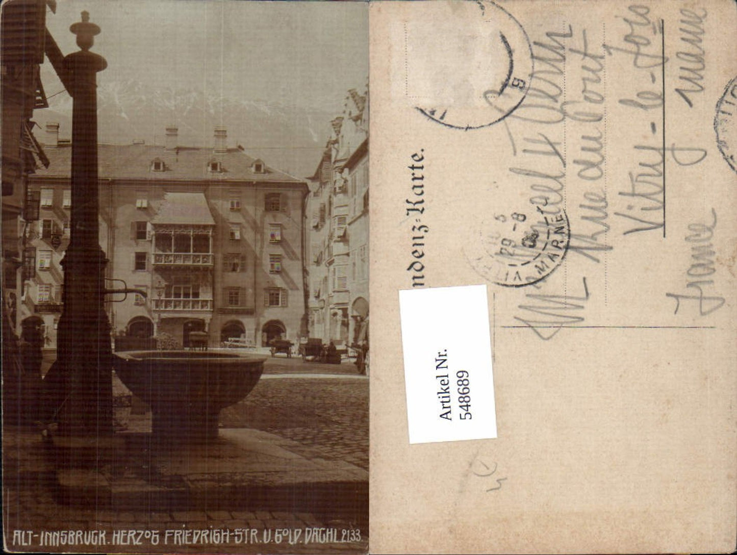 Alte Ansichtskarte – Old Postcard
