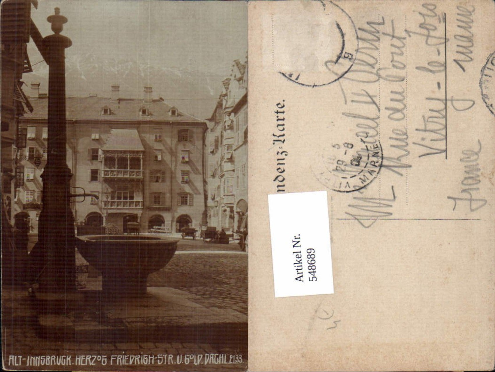 Alte Ansichtskarte – Old Postcard