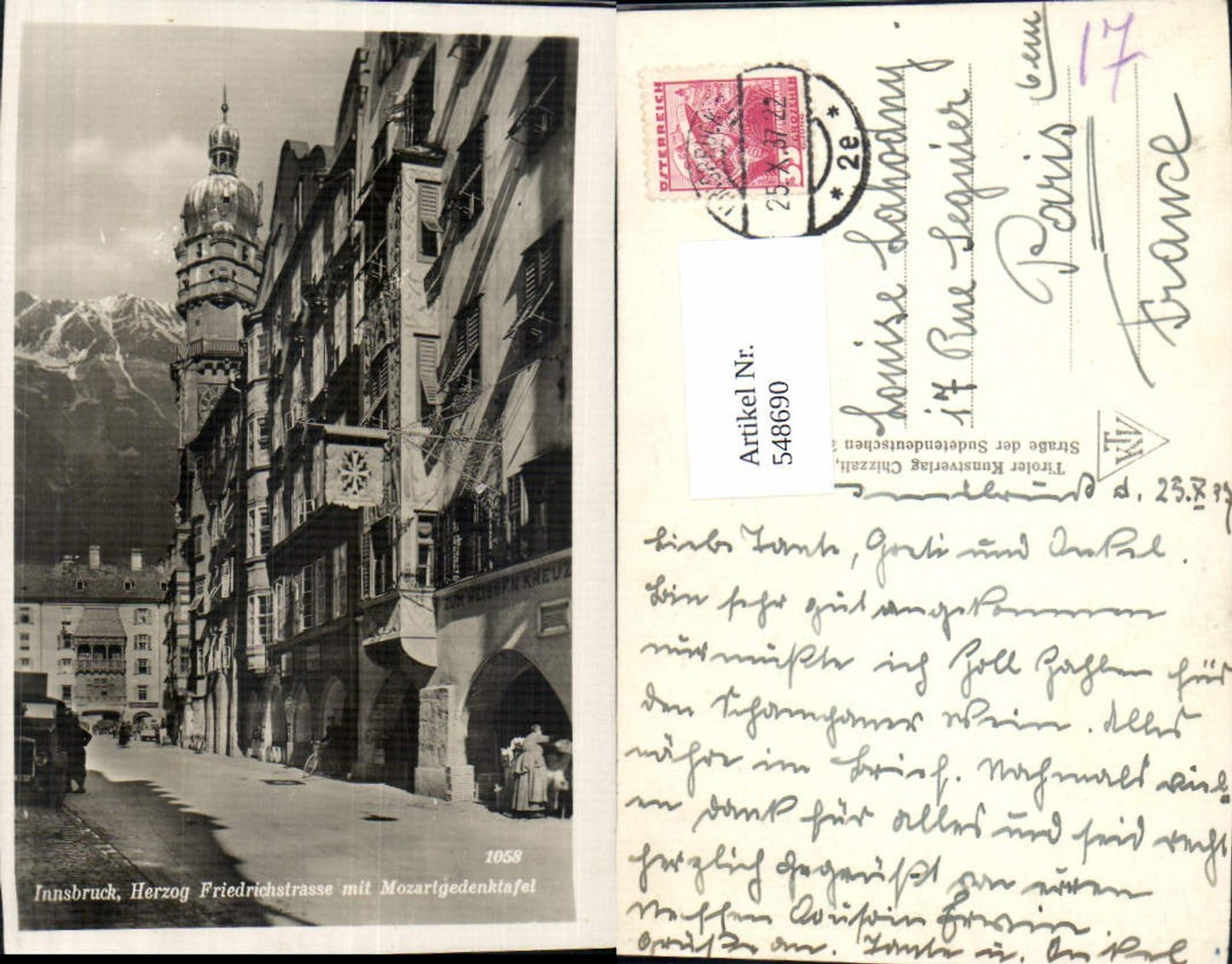 Alte Ansichtskarte – Old Postcard