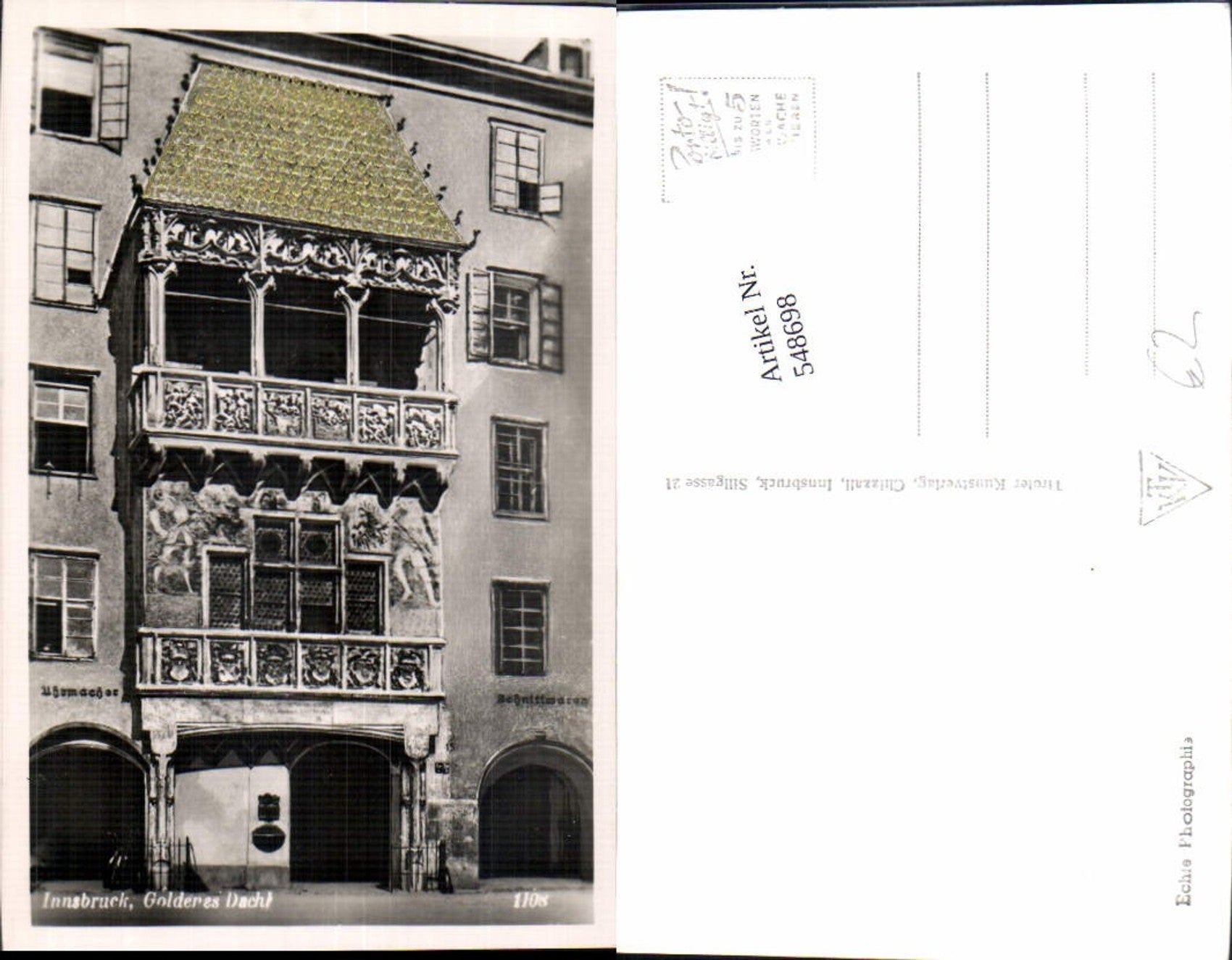 Alte Ansichtskarte – Old Postcard