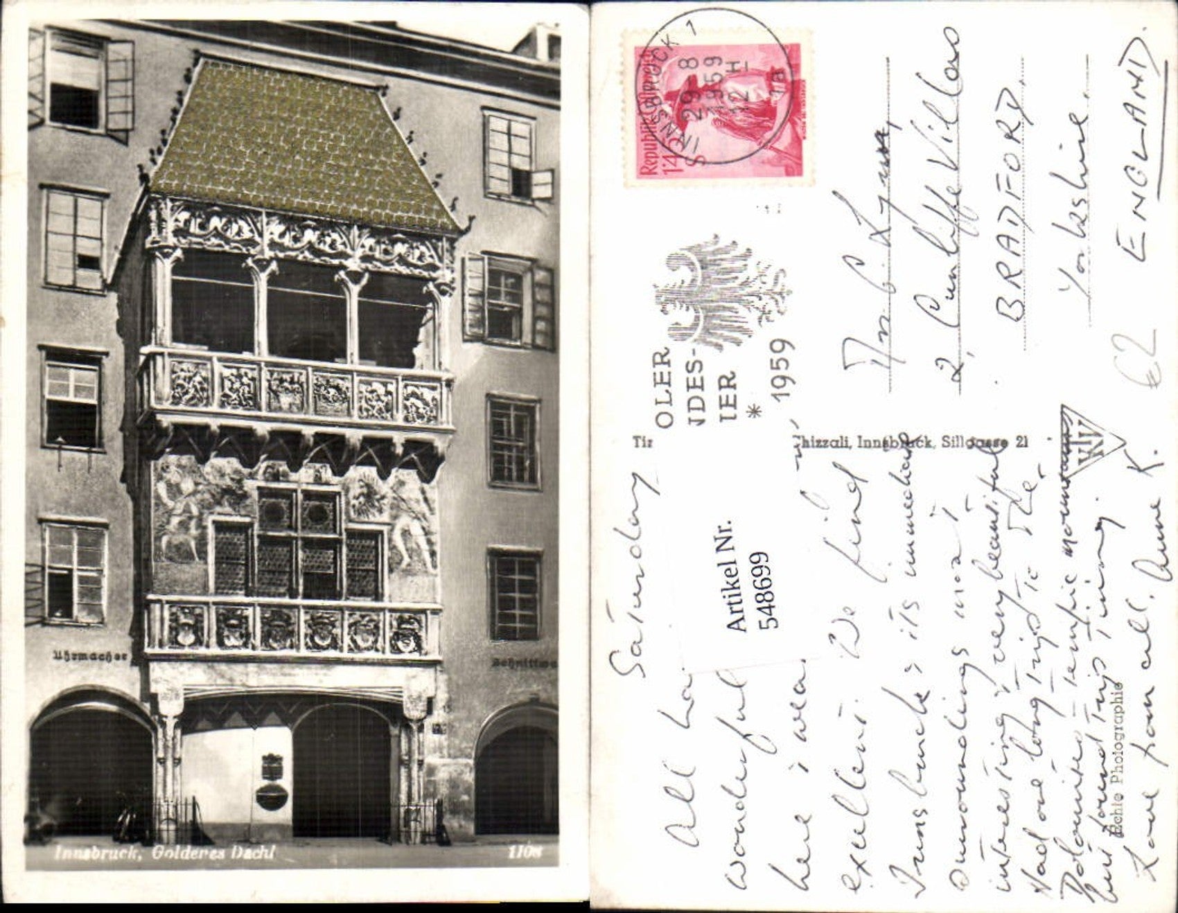 Alte Ansichtskarte – Old Postcard