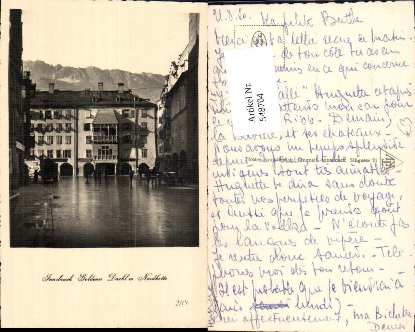 Alte Ansichtskarte – Old Postcard