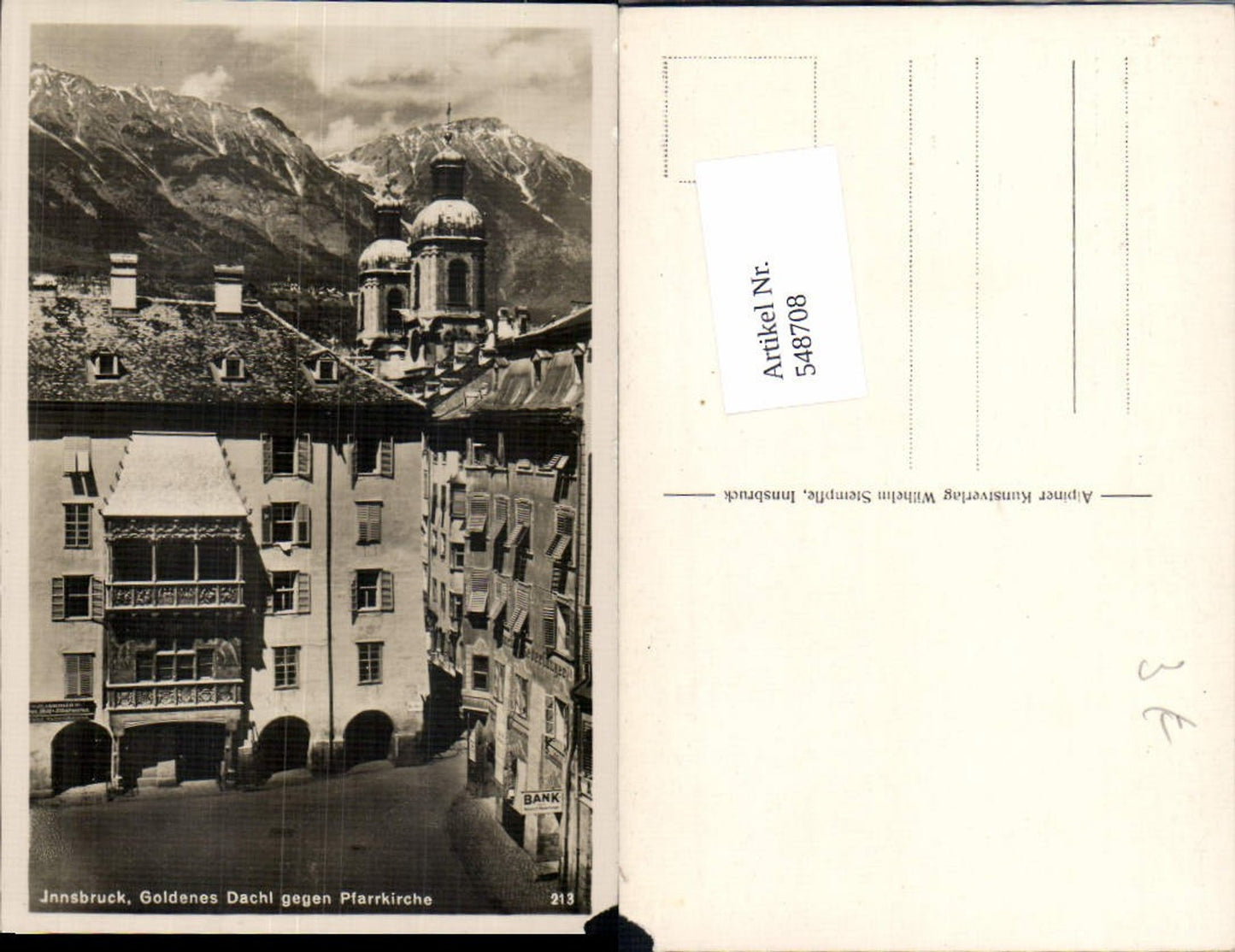 Alte Ansichtskarte – Old Postcard