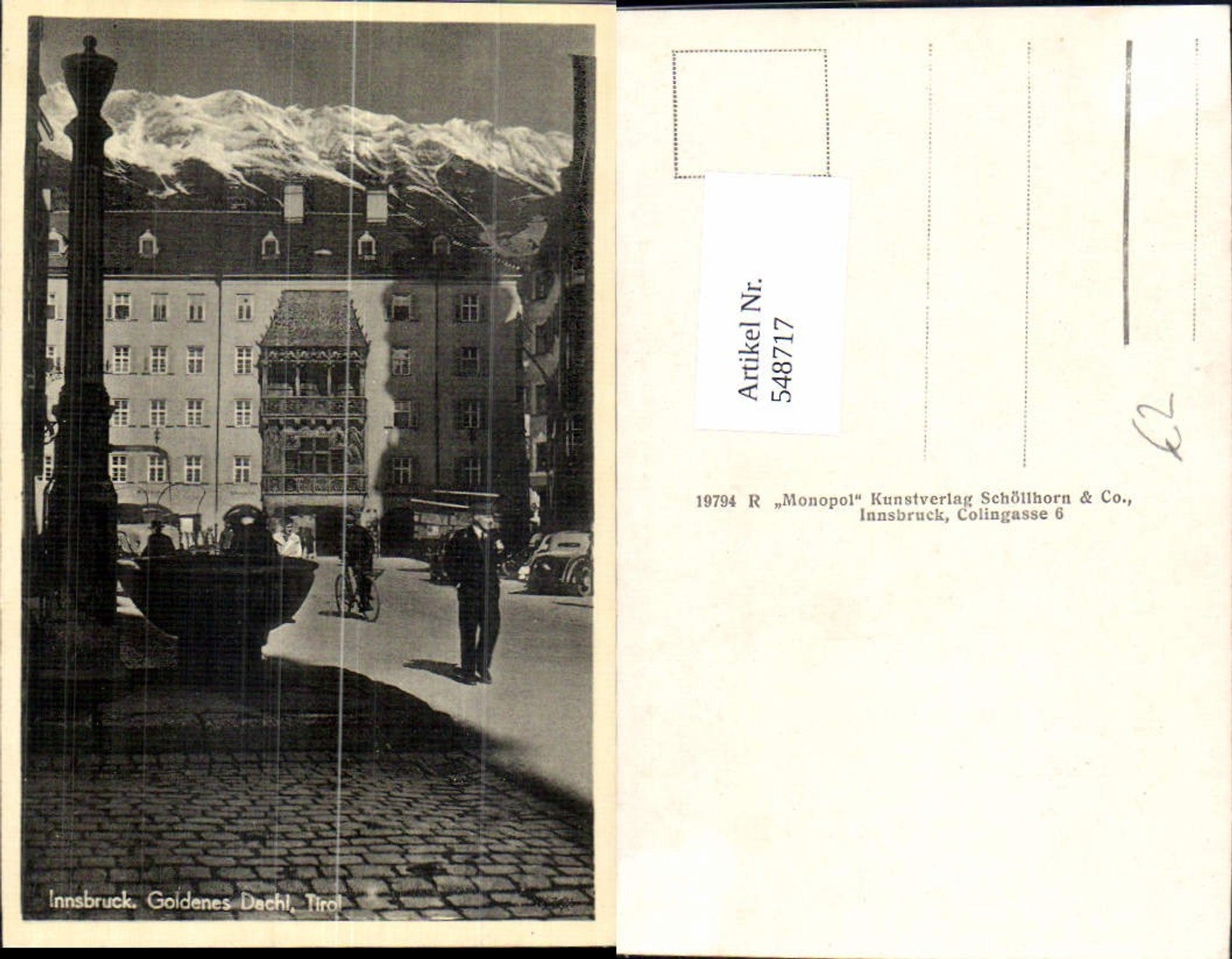 Alte Ansichtskarte – Old Postcard