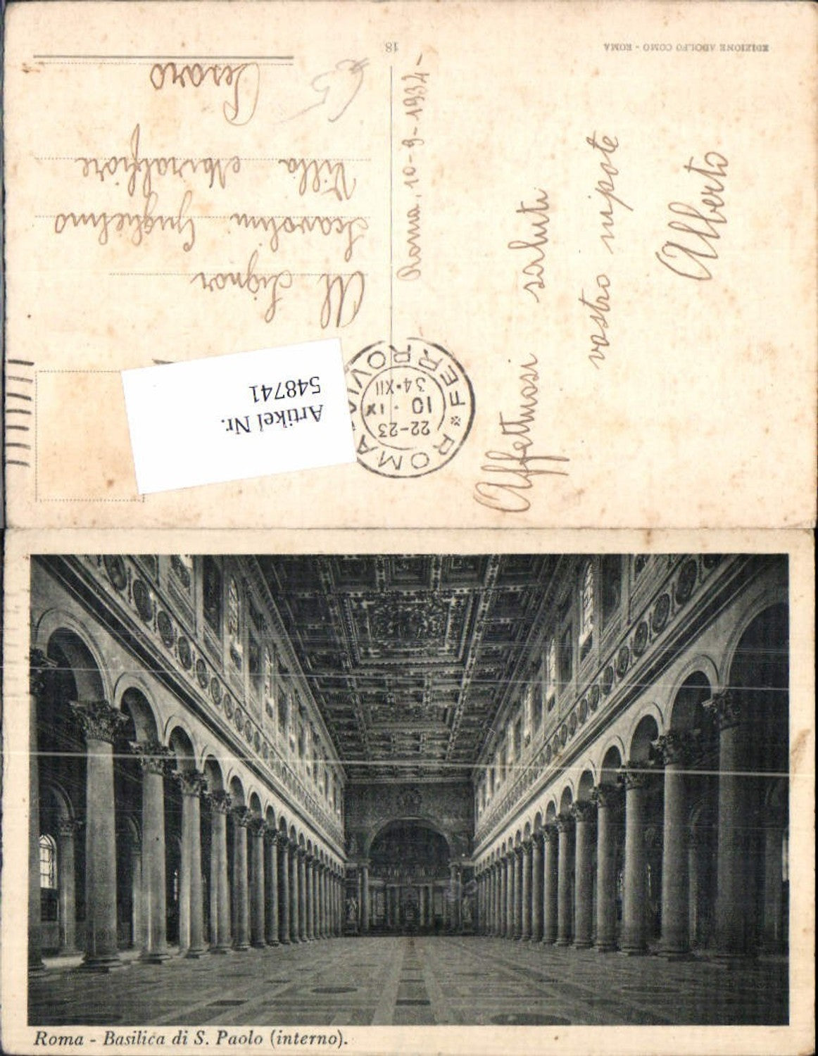 Alte Ansichtskarte – Old Postcard