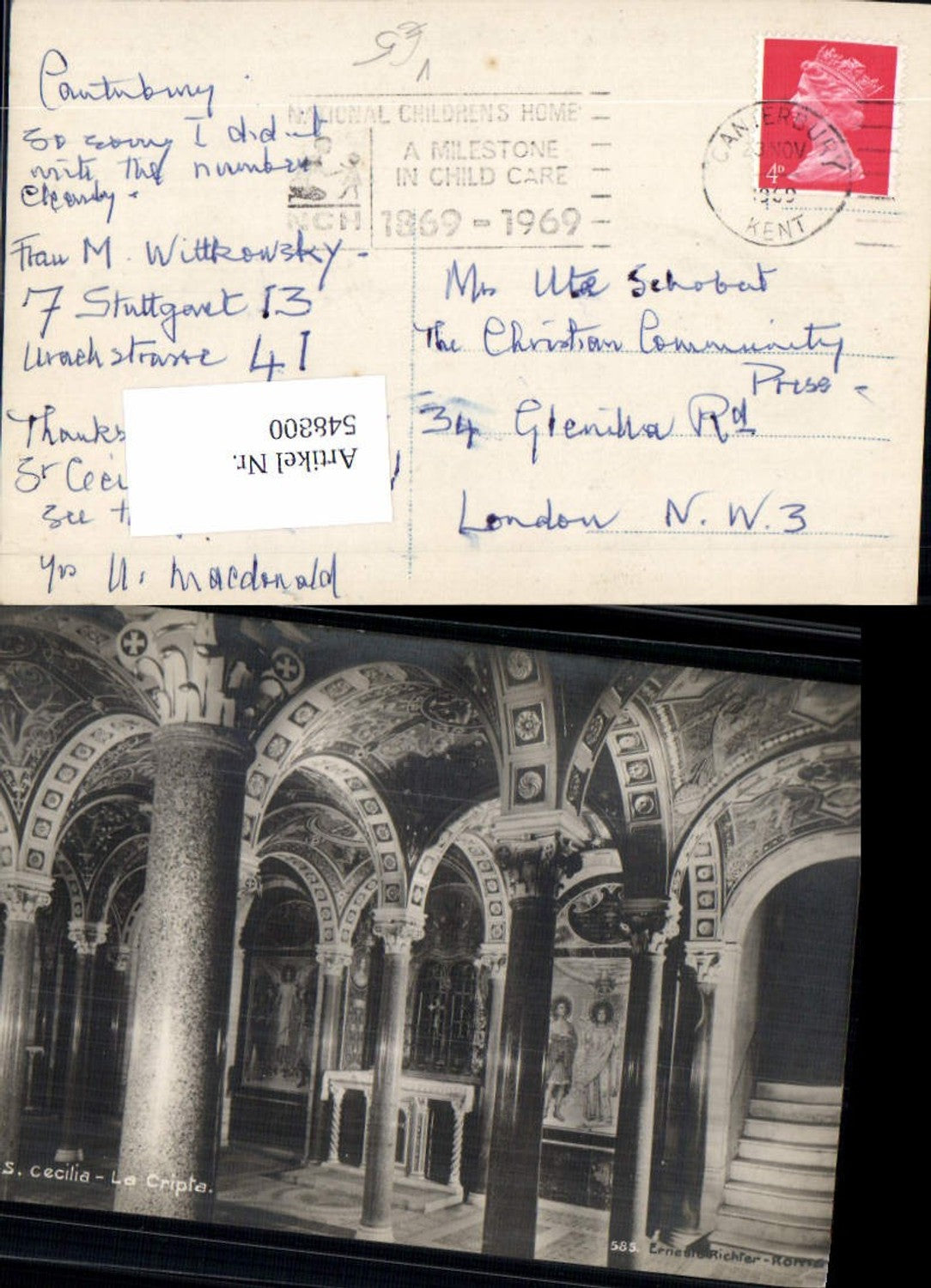 Alte Ansichtskarte – Old Postcard