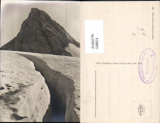 548814,tolle Foto-AK Gosau Gosaugletscher Gletscher Mitterspitze