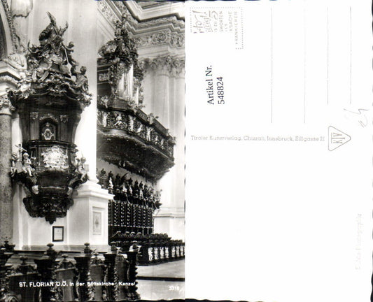548824,St. Florian bei Linz Kanzel Kirche