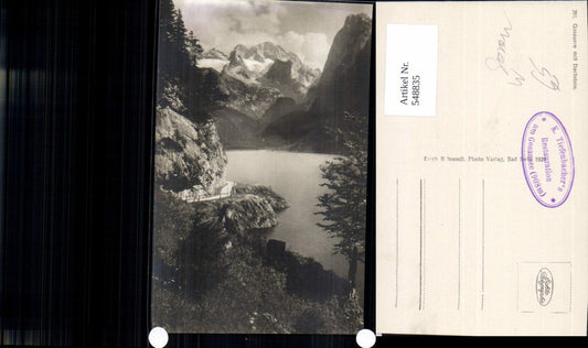 548835,tolle Foto-AK Gosau Gosausee mit Dachstein pub Bährendt 391