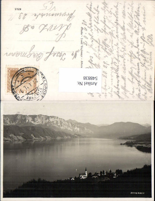 548838,tolle Foto-AK Attersee pub Voglmayr