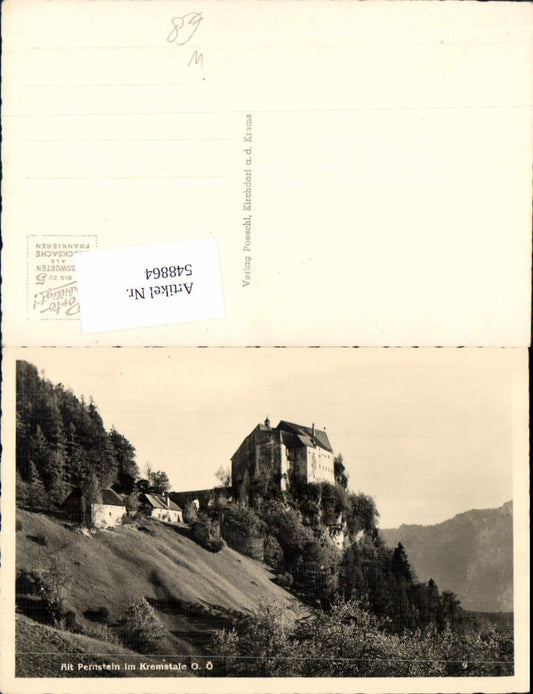 548864,Foto-AK Pernstein bei Micheldorf Kirchdorf an der Krems