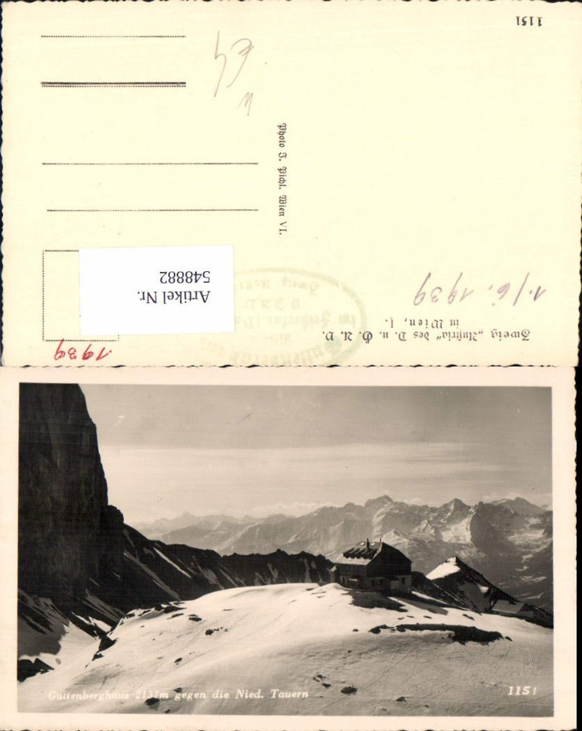 Alte Ansichtskarte – Old Postcard