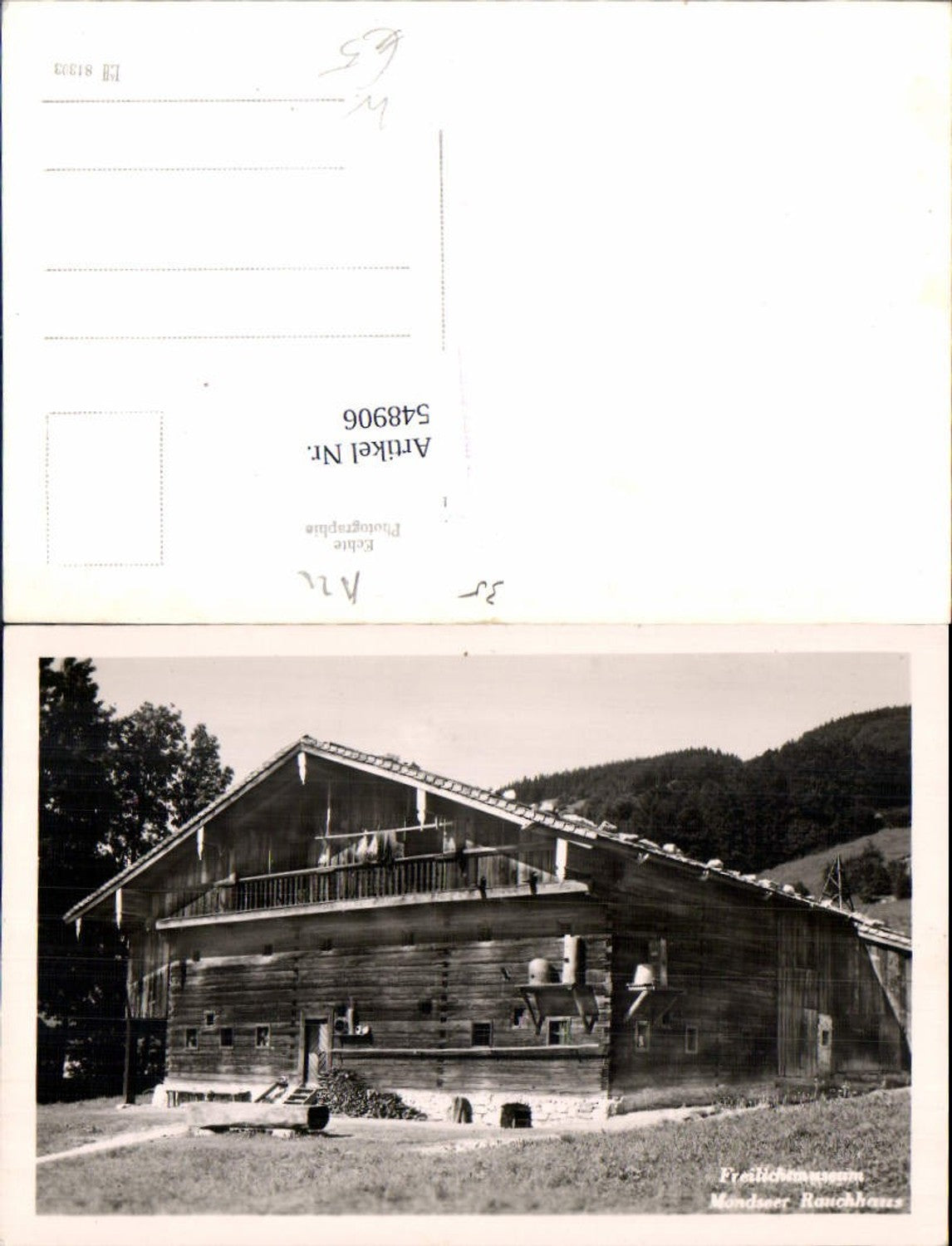 548906,Foto-AK Mondsee Mondseer Rauchhaus pub Photo Altenwelsel