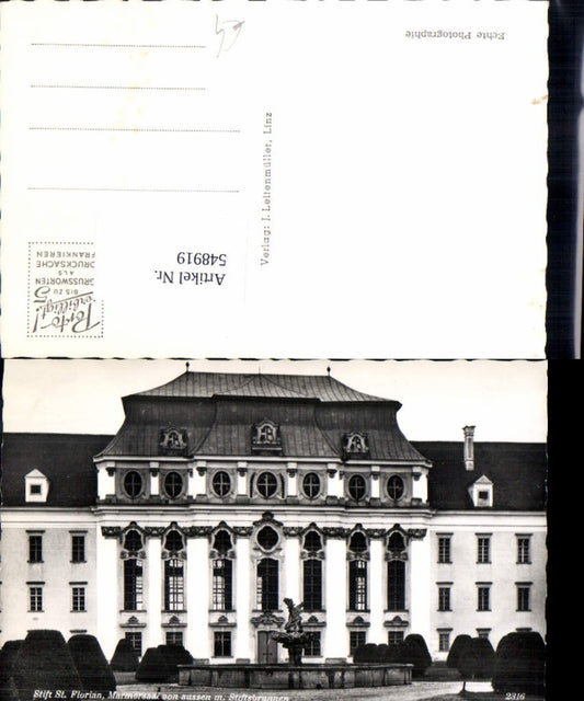 548919, St. Florian near Linz, fountain